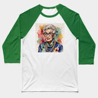 Iris Apfel Baseball T-Shirt